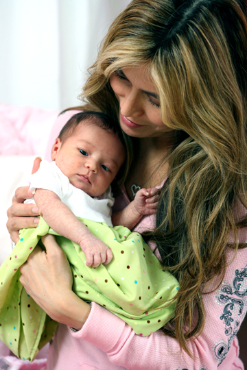 Natalia Capri Johnson, held by her mother Natasha, was the Palisades First Baby of the Year for 2010. Who will be the first Palisades baby for 2011? Rich Schmitt/Staff Photographer